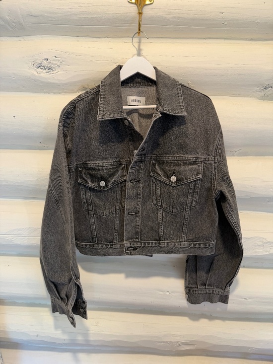 Agolde Jackets & Blazers - Agolde Palmer Cropped Denim Jacket - Spirit